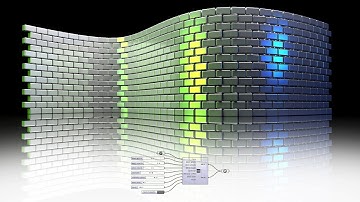 Brick Wall from base Curve fillet/chamfer array Script Overview