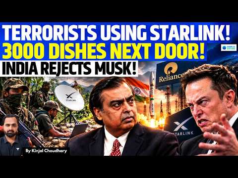 TERRORISTS USING STARLINK? | India Rejects Musk's 'Oligarch' Claim, Flags Security Threat | Kinjal