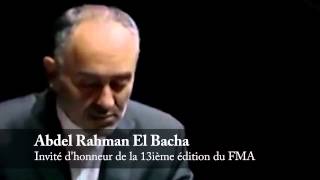 ABDEL RAHMAN EL BACHA, FMA 2012, PROMO