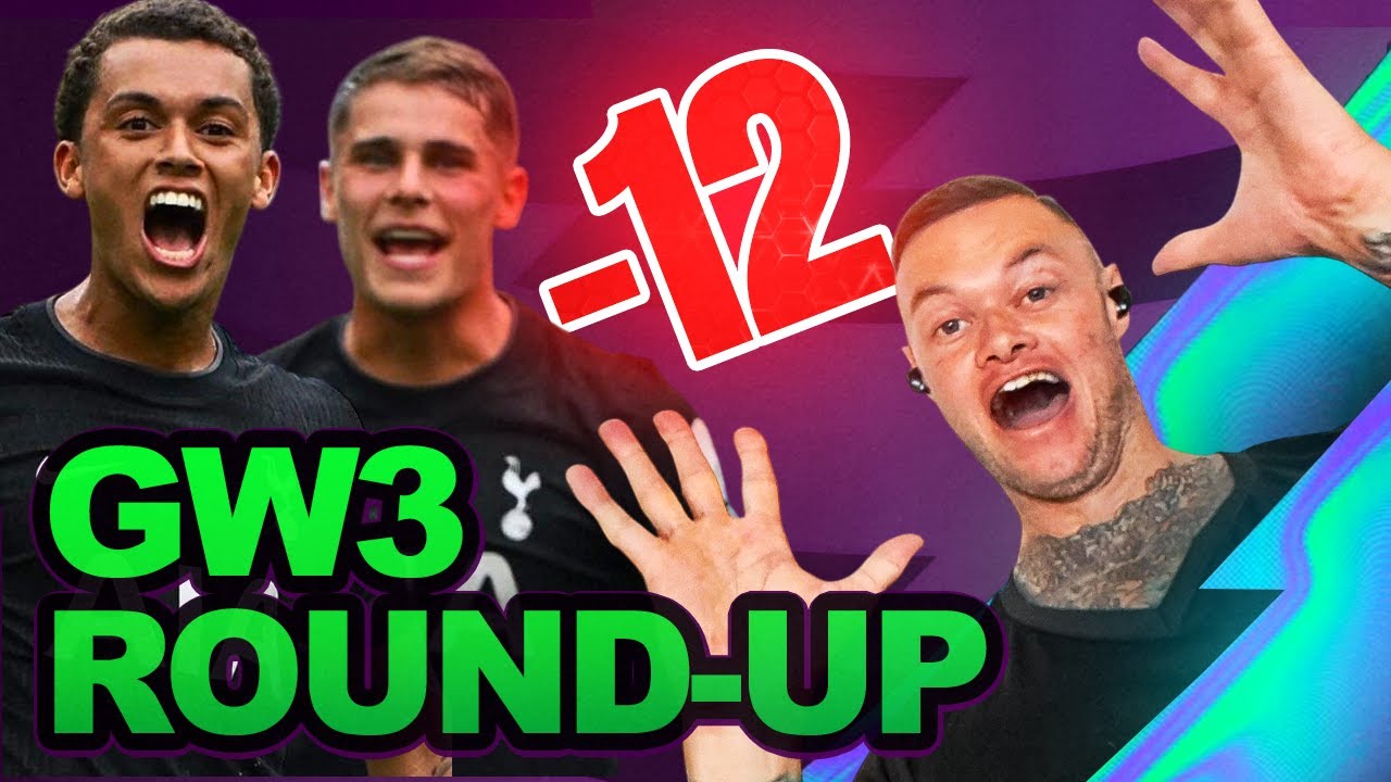 🚨 FPL GW3 REVIEW 🚨 | DISASTROUS -12 RUINS THE GAMEWEEK 🥴 | FANTASY PREMIER LEAGUE TIPS 2025/26