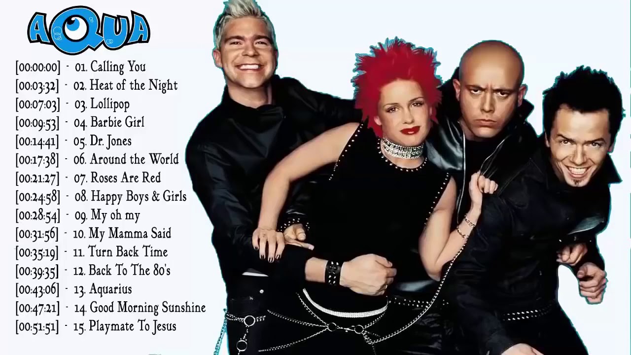 Aqua Greatest Hits Playlist - Aqua Top 20 Best Songs Dance 90 s