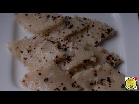 Khatta Dhokla - Steamed Rice and Lentil Cake - By VahChef @ VahRehVah.com