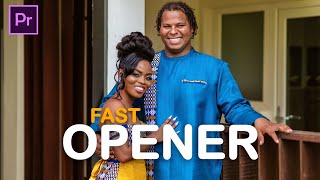 How to create an opening sequence in Premiere Pro