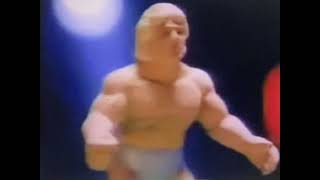 1991 WCW Wrestling Steel Cage Ring Toy Classic Action Figure TV Commercial