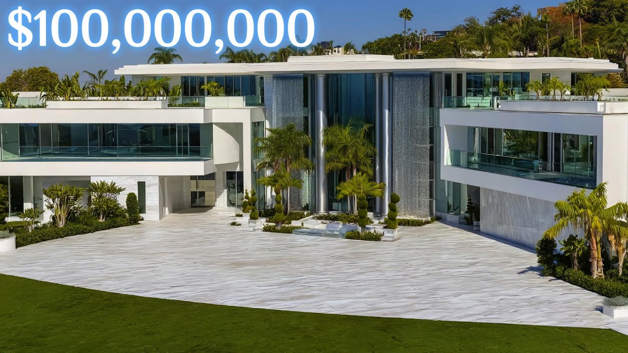 Внутри особняка за 100 миллионов долларов со скрытым боулингом и Sky Lounge!