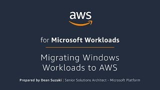 Celebrity Migrating Windows Workloads to AWS Wealth
