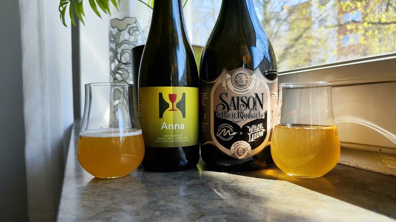 Hill farmstead Anna with Motueka - Wilde Leeuw Saison Brett Rhubarabe - ep604