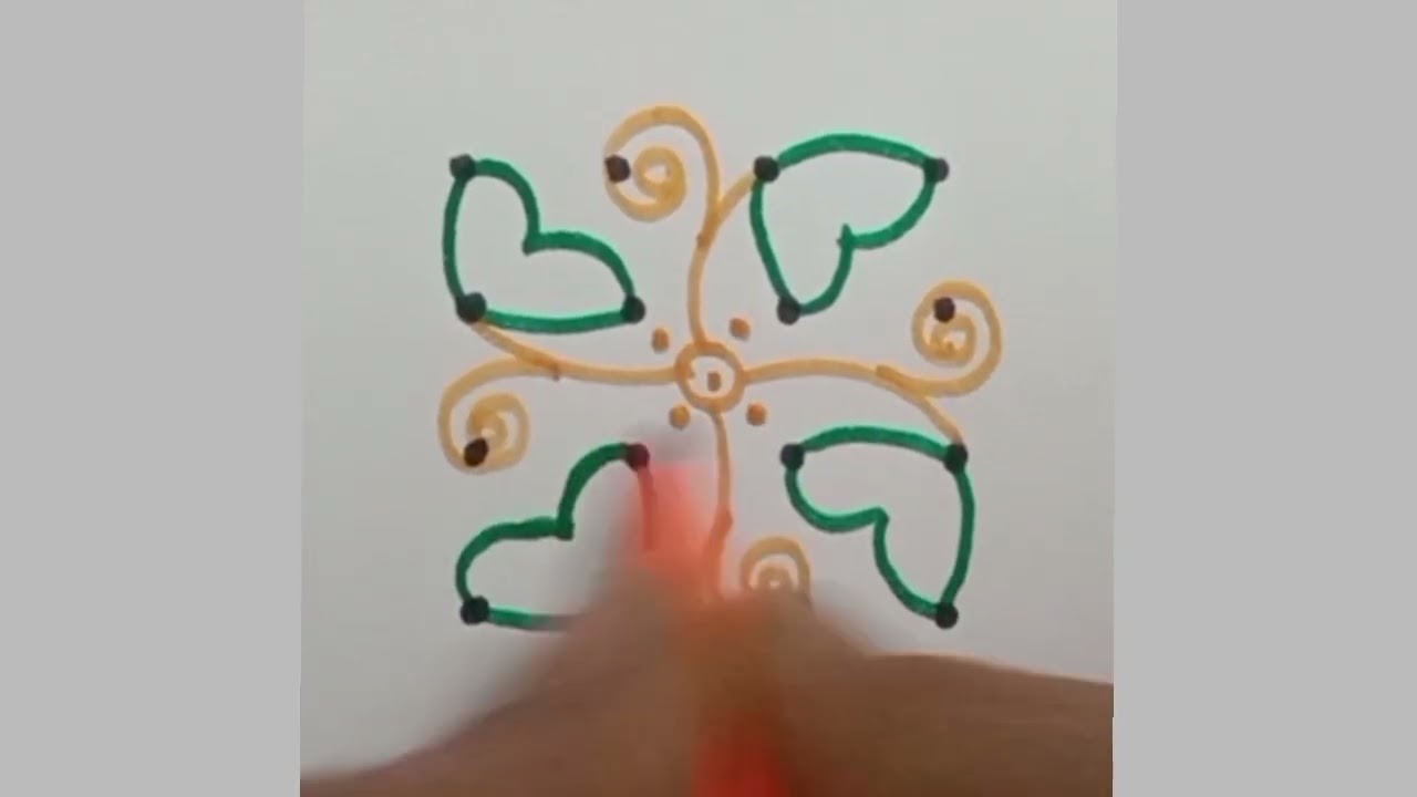 10 Days Rangoli Designs ✨✨ #dailykolam  #easyrangolidesign  