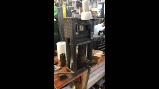 25 ton Press!! Homemade design for Jewelry impression and pancake dies