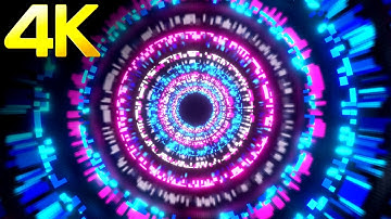 4k OLED Screensaver || Neon Party lights Metallic Color TV Abstract background Video meditation