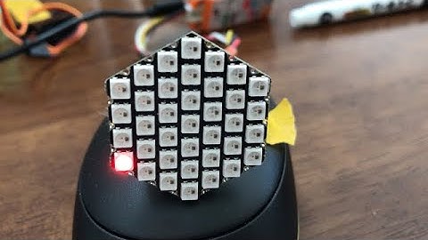 【M5stickC】HEX NeoPixel 【HEX RGB LED Board 】