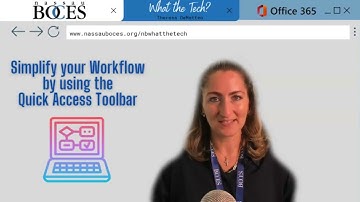 👩🏼‍💻 Simplify your Workflow by using the Quick Access Toolbar! 👍