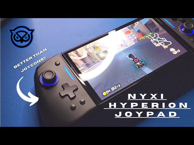 NYXI Hyperion Meteor Light Wireless Joy-pad with 8 Color LED for  Switch/Switch OLED, Hyperion switch controller with RGB Lights,  Programmable, 6-Axis Gyro, Turbo & Vibration
