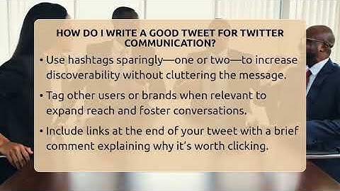 How Do I Write A Good Tweet For Twitter Communication? - Everyday-Networking
