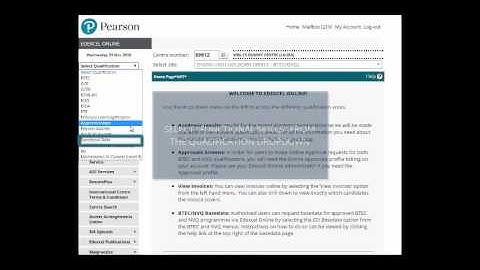 How to view POP Results on Edexcel Online