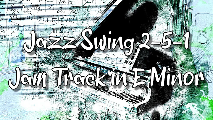 Jazz Swing 2-5-1 Jam Track in E Minor 🎸 Guitar Backing Track