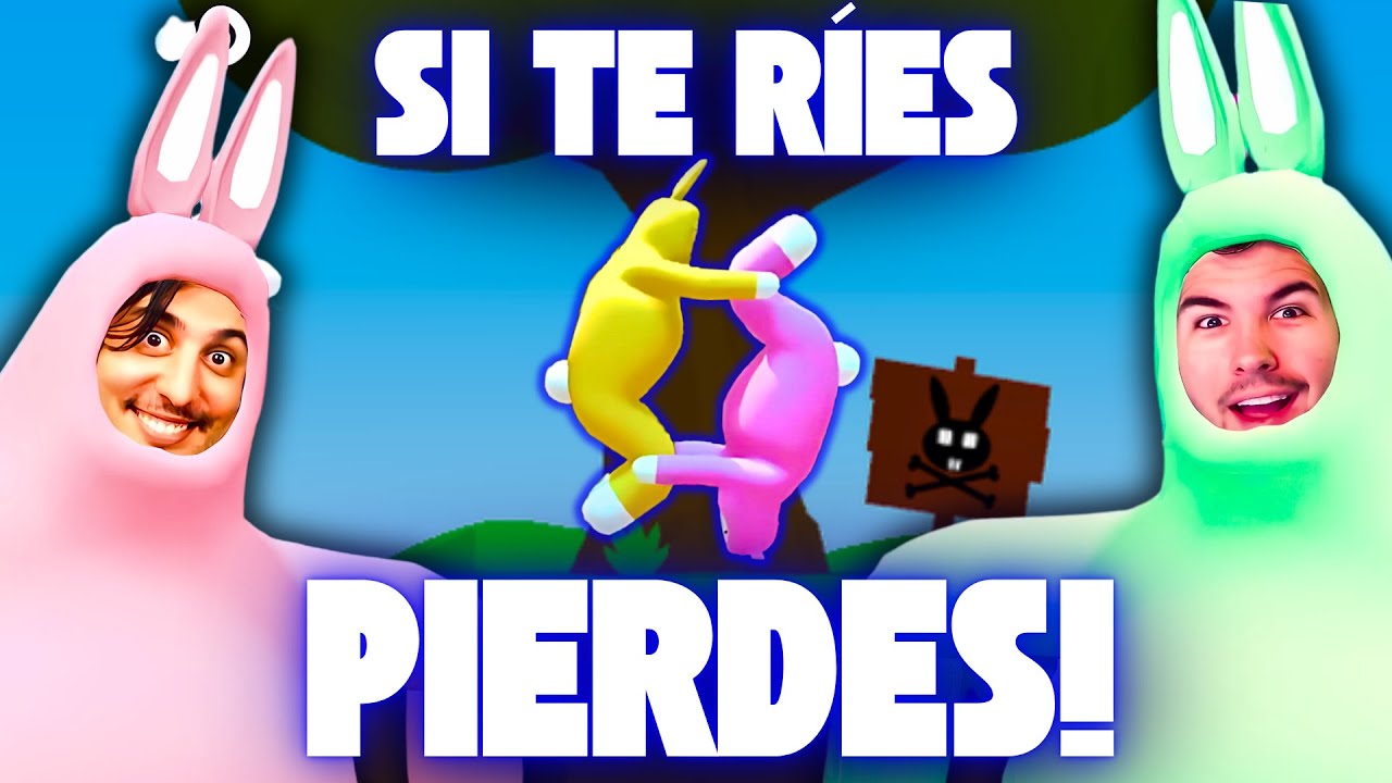SI TE RÍES PIERDES! Las MEJORES RESTAS de FARGAN y WILLY en SUPER BUNNY MAN! #1