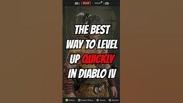 Best Settings to level up quickly in Diablo IV #diablo4