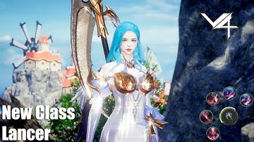 V4 Mobile - Lancer New 10th Class All Skills Gameplay vs Devil Chaser Mode Showcase