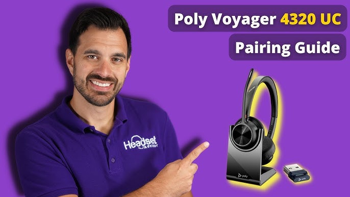 Poly Voyager Focus 2 UC Pairing Guide + Mobile Phone Pairing - YouTube