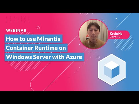 How to Use Mirantis Container Runtime on Windows Server with Azure