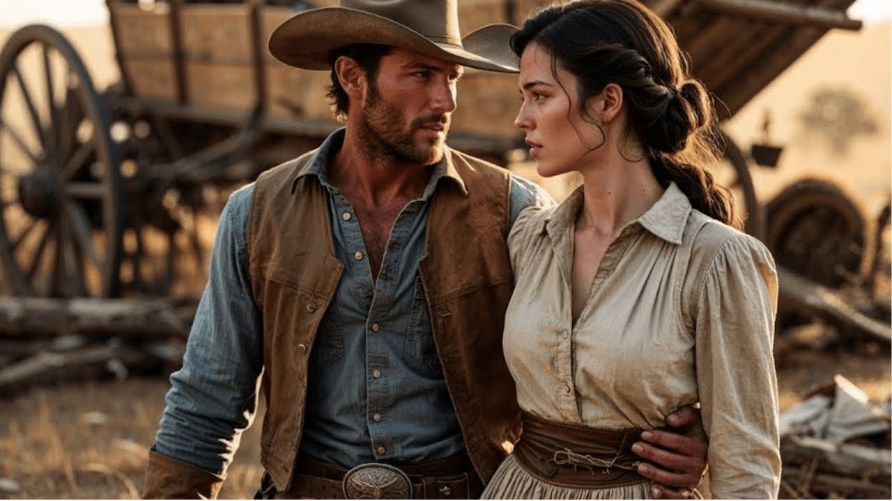 Perdida tras volcar el vagón. El vaquero la halló herida: «Ya te tengo».