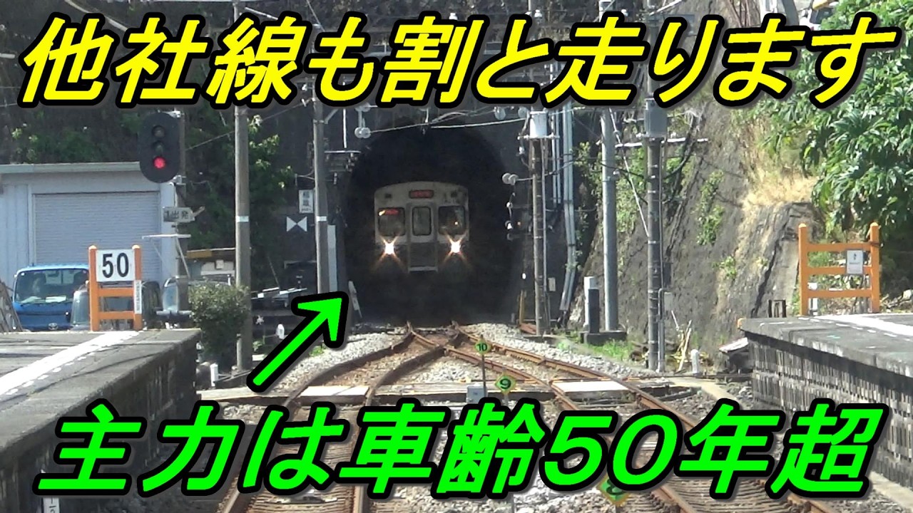 【伊豆急行線】50年前の車両が主力で大活躍！絶景の高額路線が超面白かった！