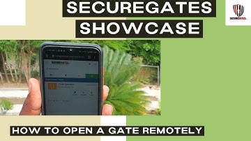 How to open your gate via our mobile app