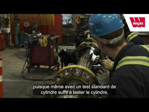 Remplacements et réparations rapides de cylindres hydrauliques pour les gros équipements miniers - video from Wajax