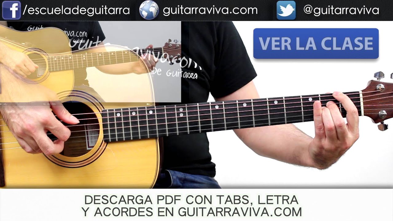 Ricardo Arjona El Problema guitarra acordes Tutorial guitarra - YouTube