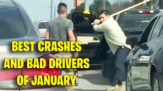 BEST CRASHES AND BAD DRIVERS OF JANUARY