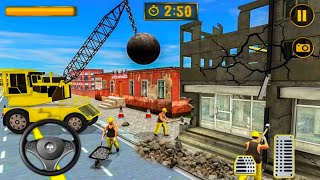 Wrecking Ball Demolition Old Houses - Wrecking Crane Simulator 2021 - android gameplay. screenshot 4