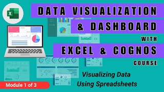 Visualizing Data Using Spreadsheet | Data Visualization & Dashboard with Excel (Module 1 of 3)