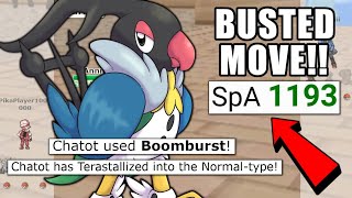 Throat Spray Boomburst Chatot Is Broken Pokemon Scarlet And Violet Pokemon Showdown