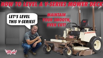 How to Level a Grasshopper V-Series MidMount Deck | Grasshopper Mowers