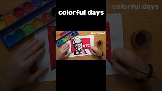 KFC logo painting