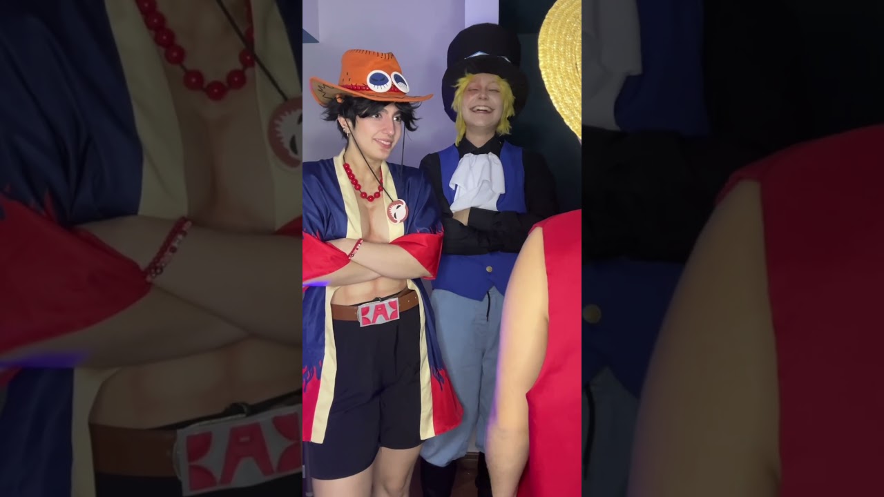 Ace e Sabo quiseram pregar uma peça no Luffy #onepiece #luffy #ace