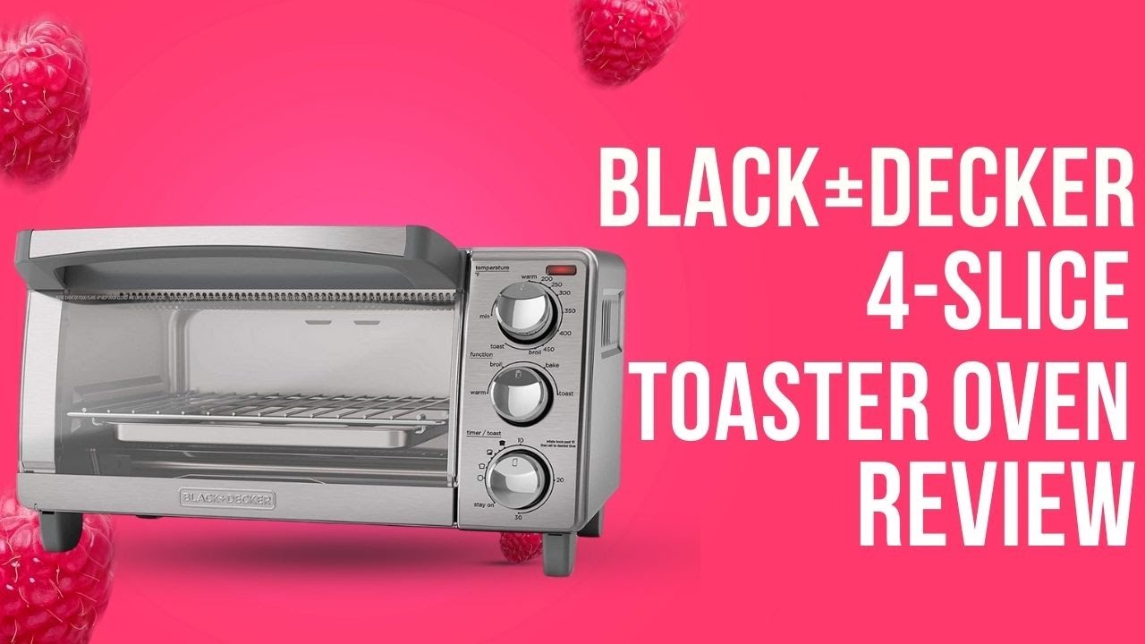 BLACK+DECKER 4-Slice Toaster Oven with Natural Convection, Stainless Steel,  TO1760SS 