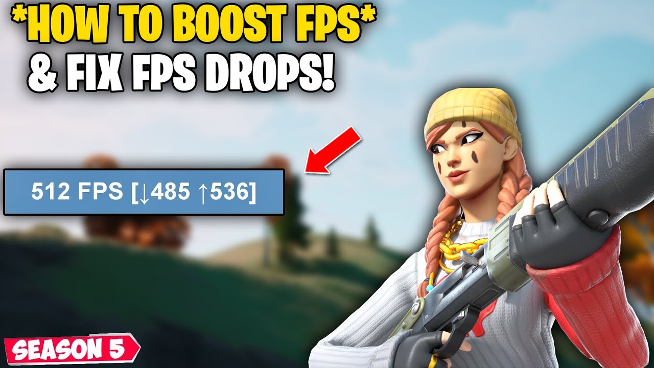 How To Fix FPS Drops And Lag In Fortnite Season 5! (Fix Stutters, FPS ...