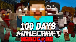 I Survived 100 Days in a Herobrine World in Minecraft.. Here's What Happened..