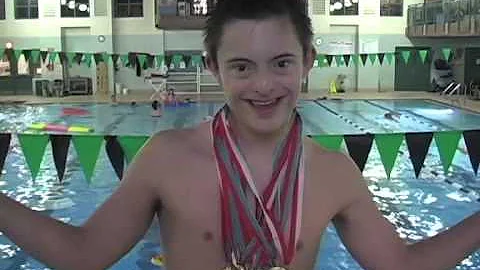 Special Olympics Swimmer Zach Zerweck