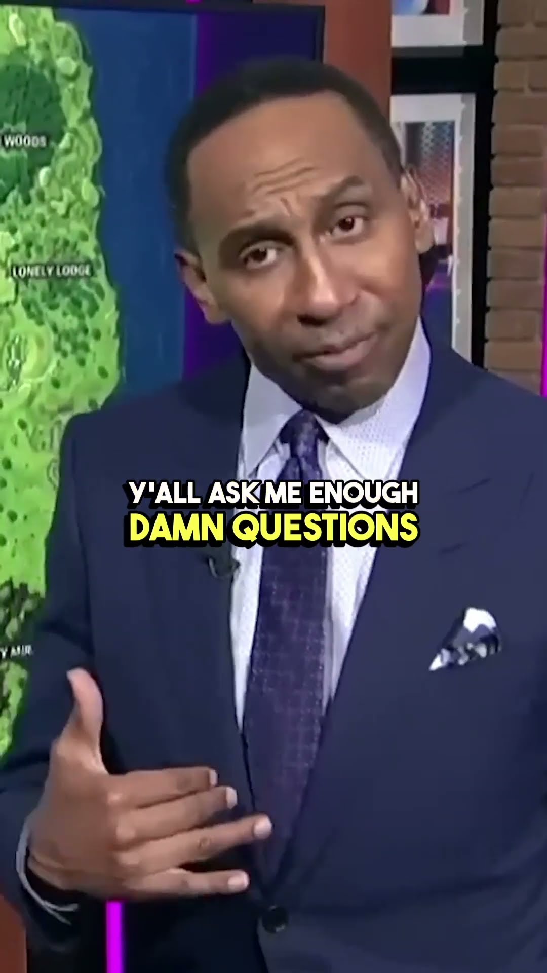 Stephen A. wants his own Fortnite skin ? (via @stephenasmith)
