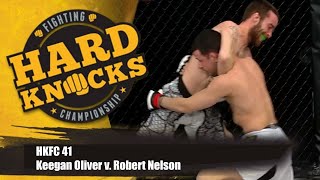 Keegan Oliver vs Robert Nelson | MMA | Hard Knock Fighting | HKFC 41