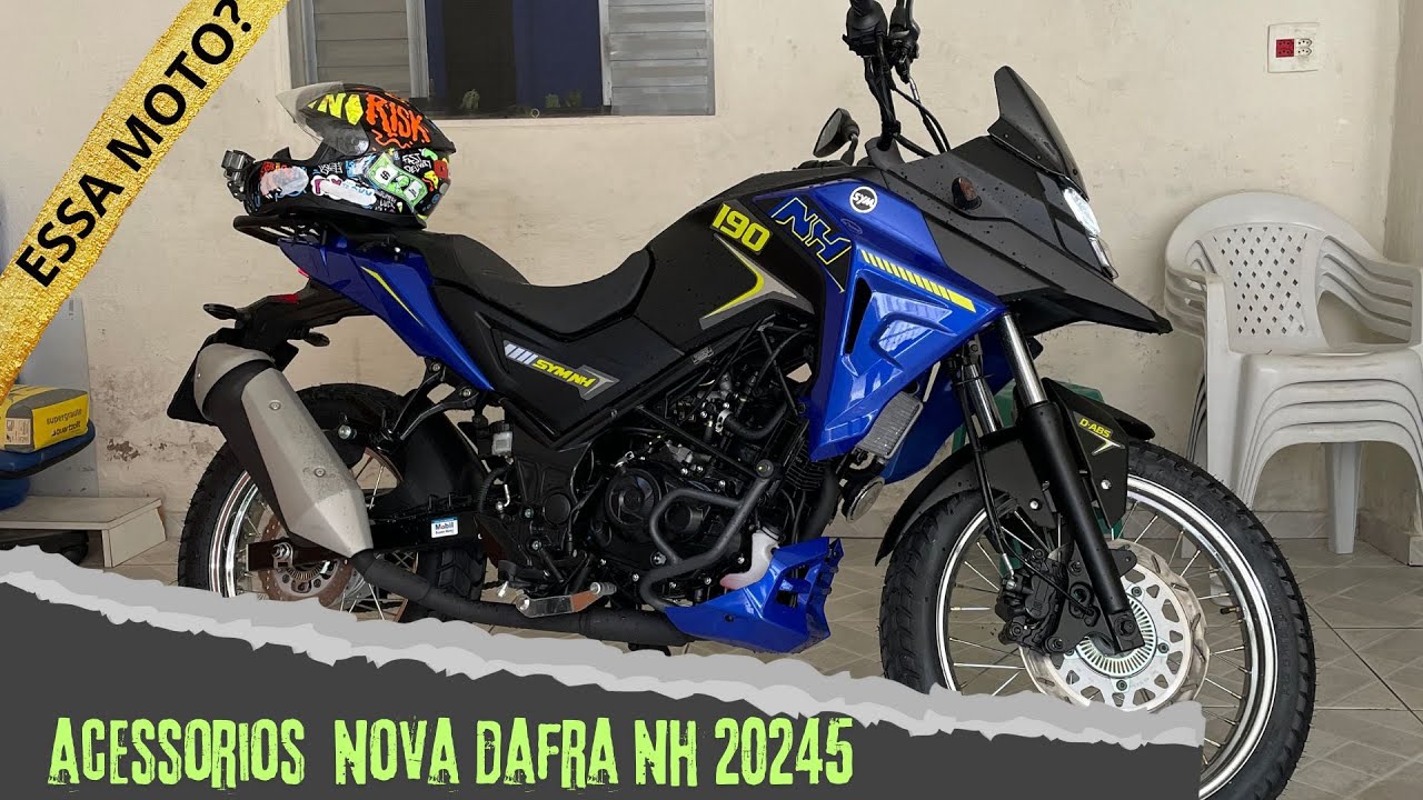 Dafra nh190 LANÇAMENTO 2025 Bolha acessorio nela