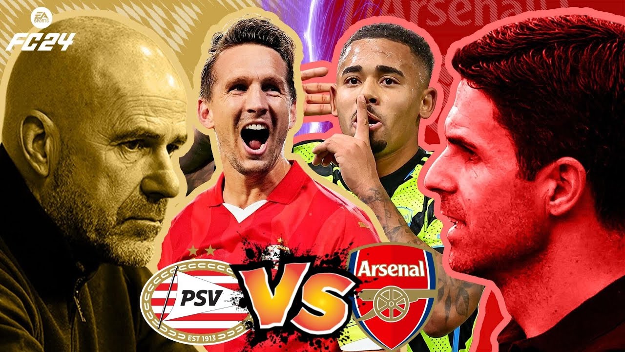 PSV VS ARSENAL l UEFA Champions League - FİFA 24 - EA FC 24 [4K60] #ucl ...
