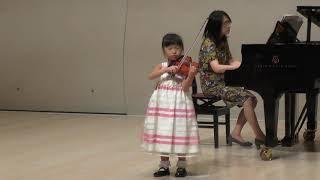 Rubinstein, Deux Mélodies Op.3-1 ,Violin, Kahori (aged 7) by Violinist Kahori 515 views 3 years ago 3 minutes, 50 seconds