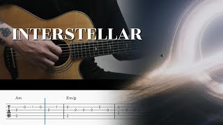PDF Sample Interstellar Theme - Hans Zimmer Fingerstyle Guitar guitar tab & chords by Yuta Ueno.