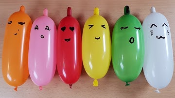 Making Slime with Funny Balloons - Satisfying Slime video