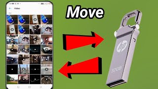How to transfer DATA from android to USB pen drive // move DATA android to usb