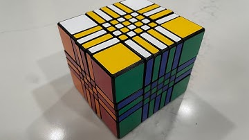 5x6x7 Brick Cuboid Twisty Puzzle Demonstration (Post-Processed)